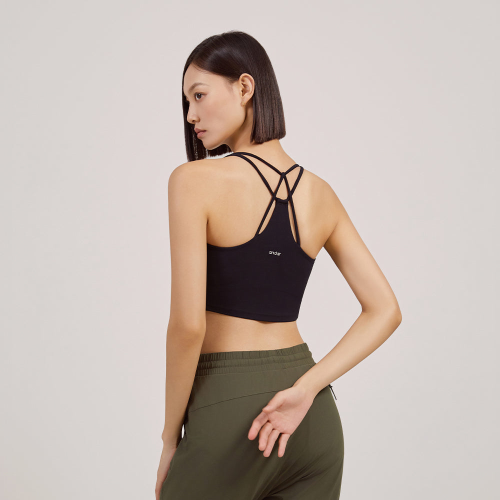 Softension Cross Back Longline Bra