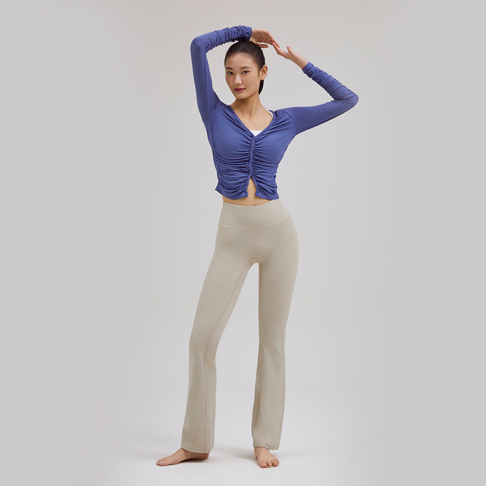 Modal Sustainable Ruched Long Sleeve