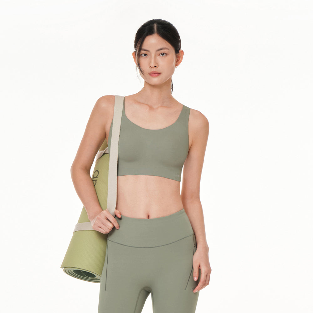 Twist Back Longline Bra (Molded Cup)
