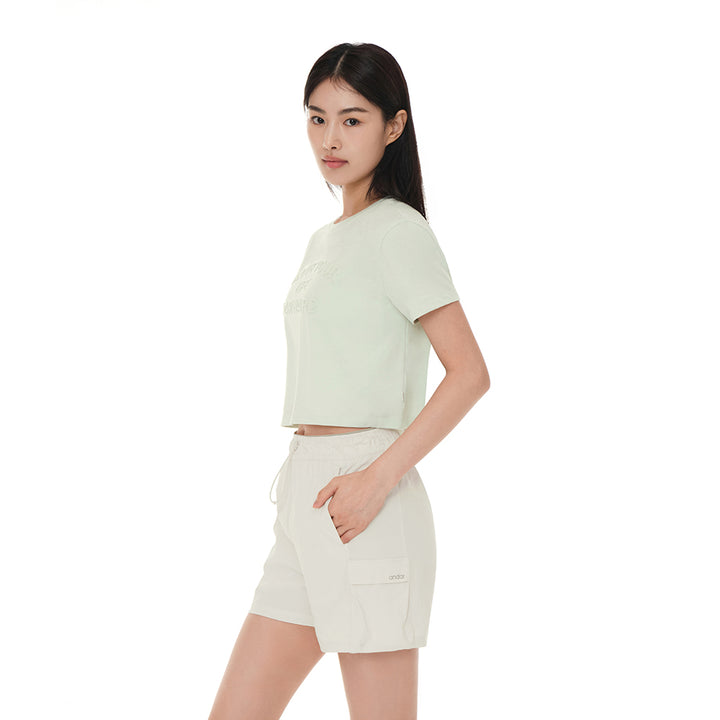Airessential Move Your Life Forward Cropped Short Sleeve