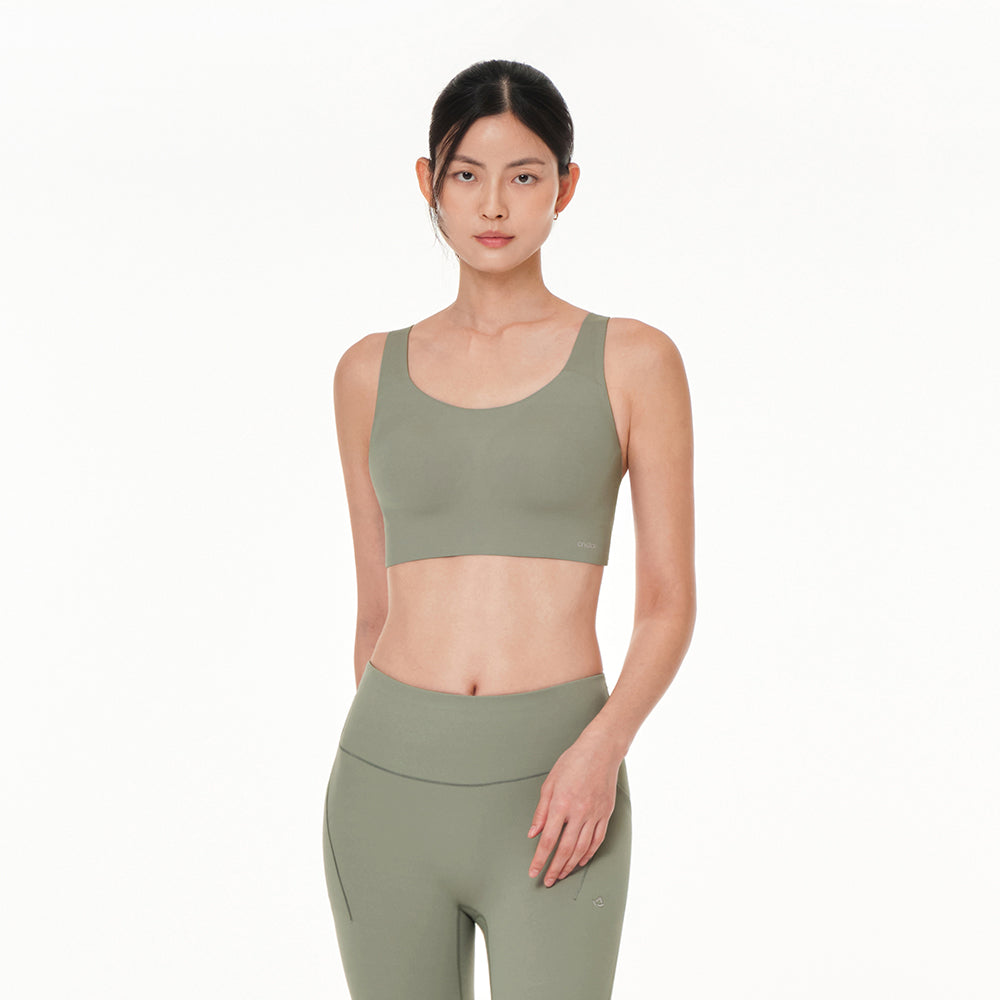 Twist Back Longline Bra (Molded Cup)