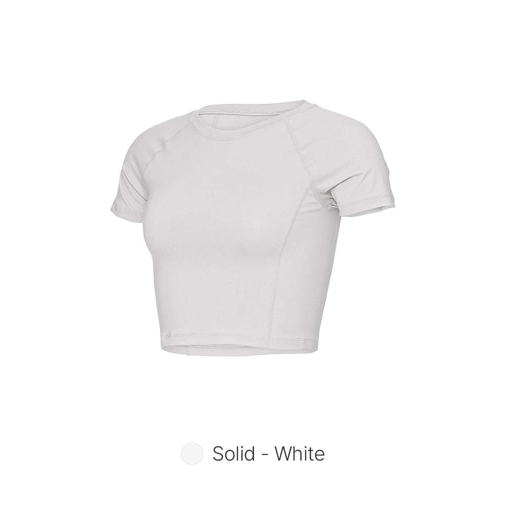 [3 FOR S$100] Airtouch Pace Cropped Short Sleeve