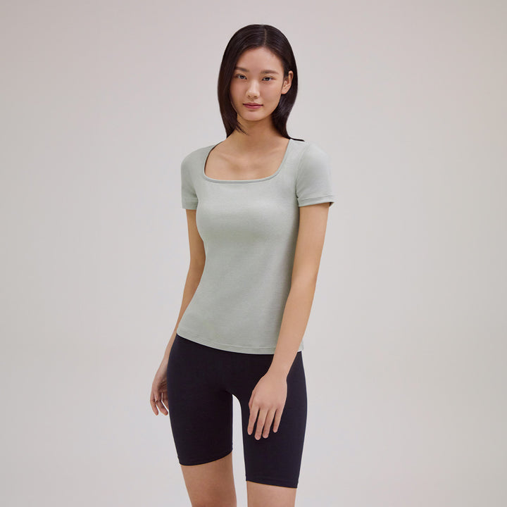 Airtouch Square Neck Short Sleeve