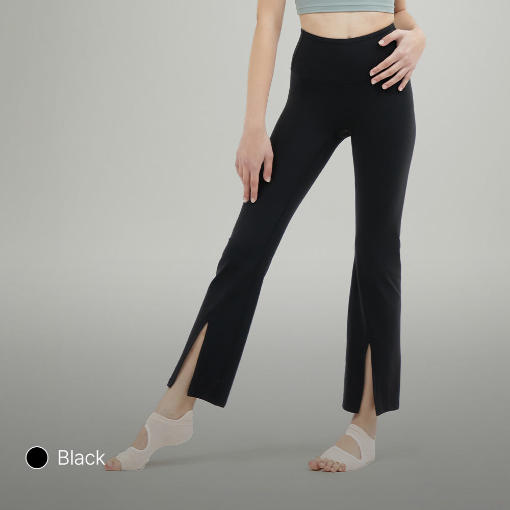 Airywin Front Slit Flare Leggings