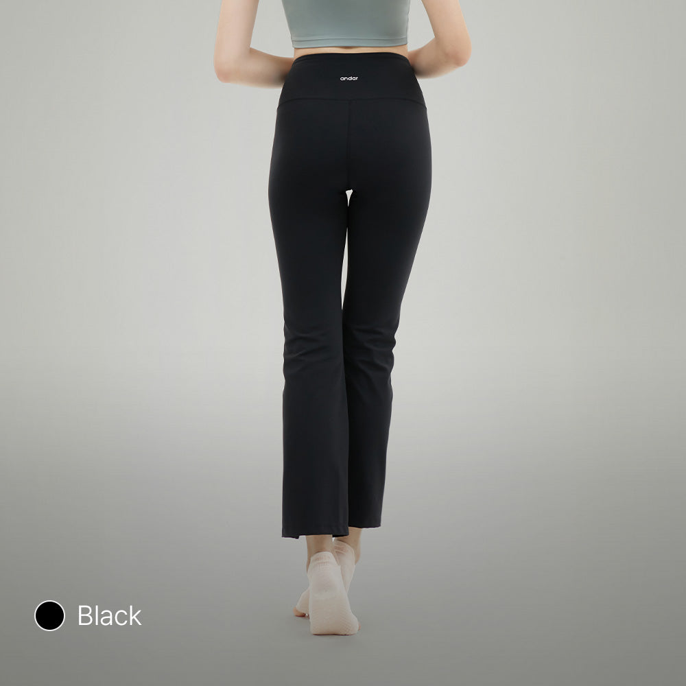 Airywin Front Slit Flare Leggings