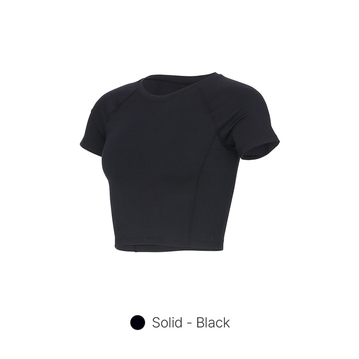 [3 FOR S$100] Airtouch Pace Cropped Short Sleeve