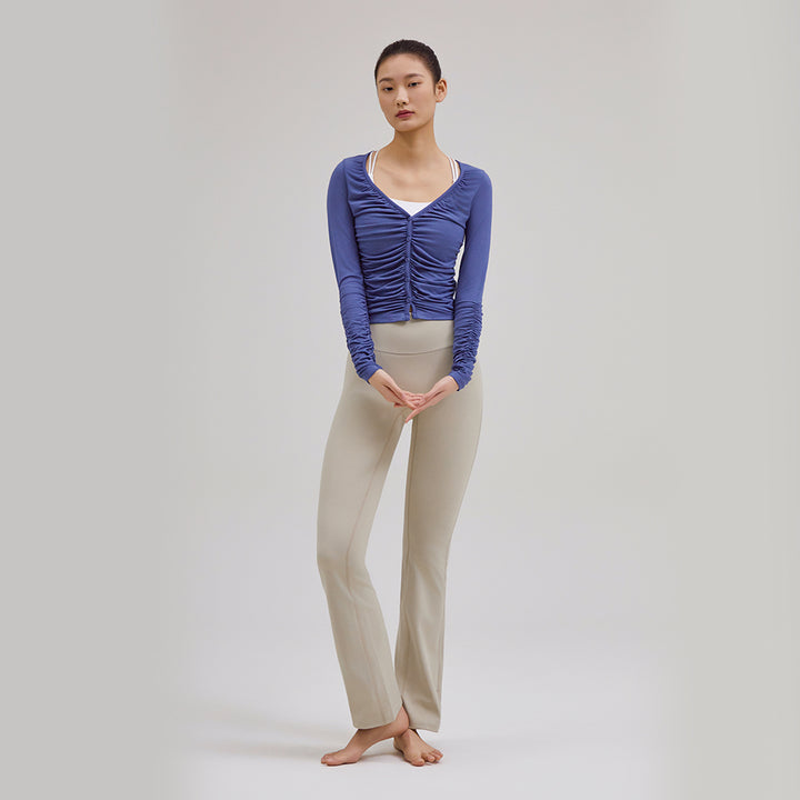 Modal Sustainable Ruched Long Sleeve