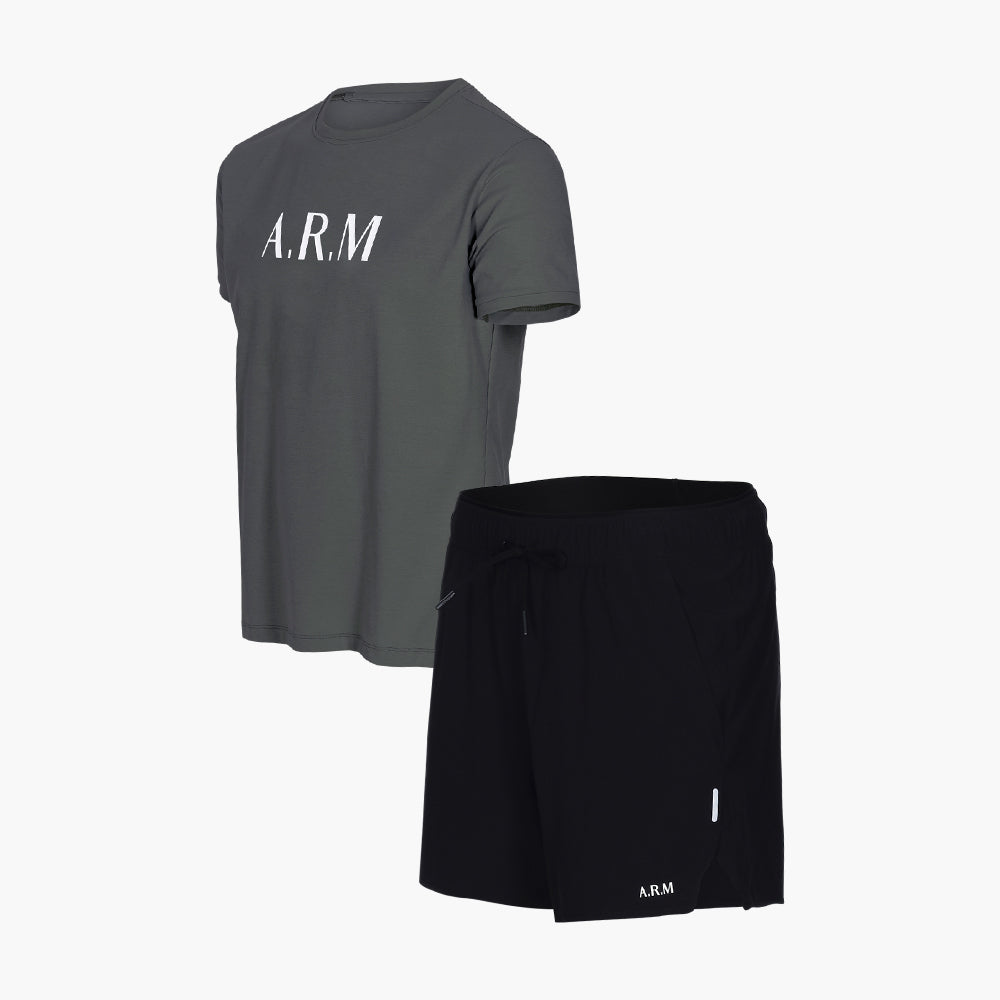 A.R.M Gym Set (Short Sleeve & Shorts)