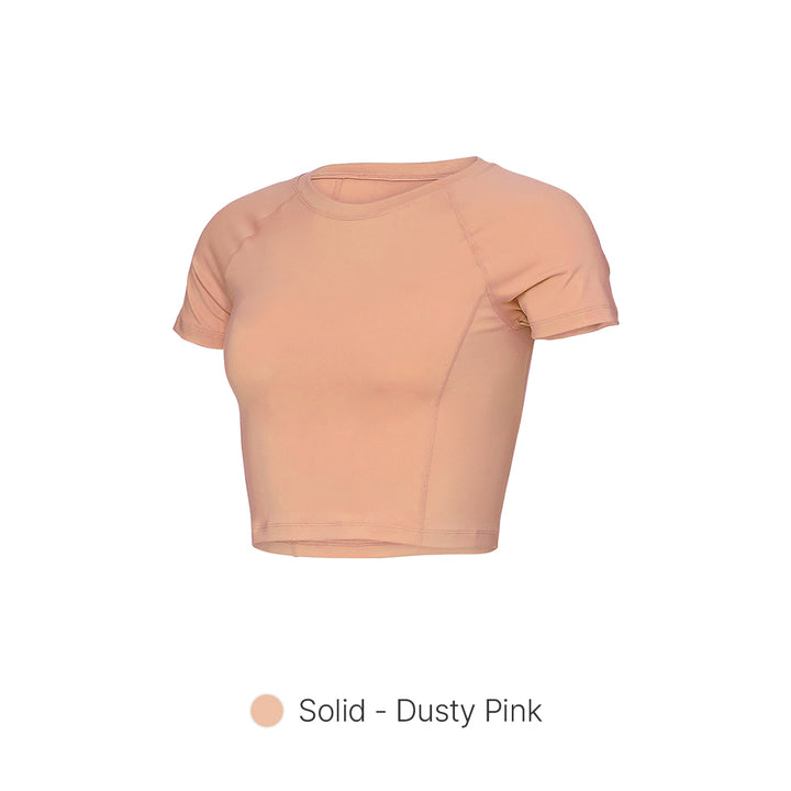 [3 FOR S$100] Airtouch Pace Cropped Short Sleeve