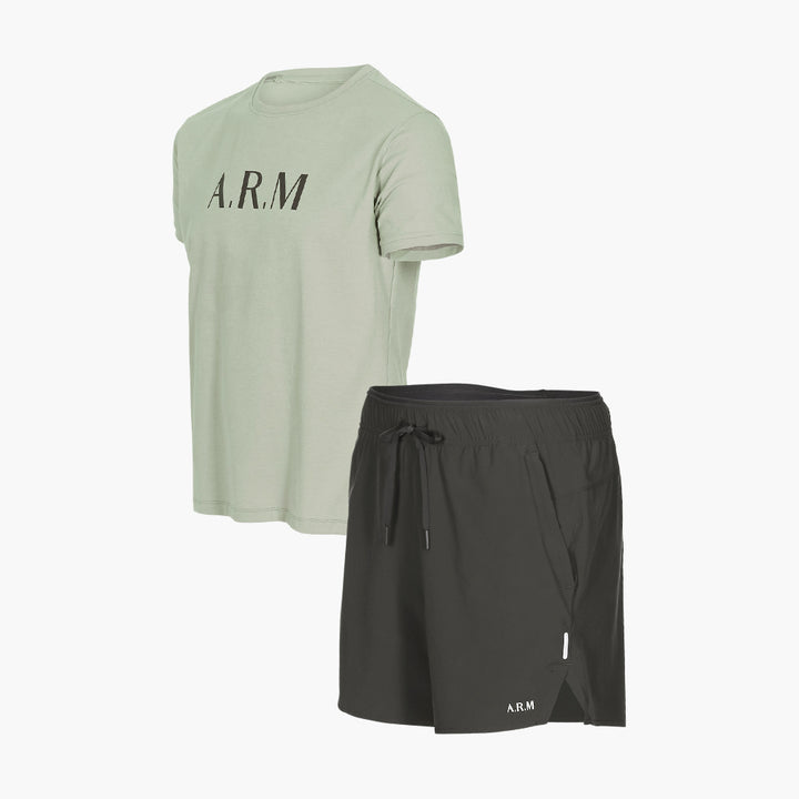 A.R.M Gym Set (Short Sleeve & Shorts)