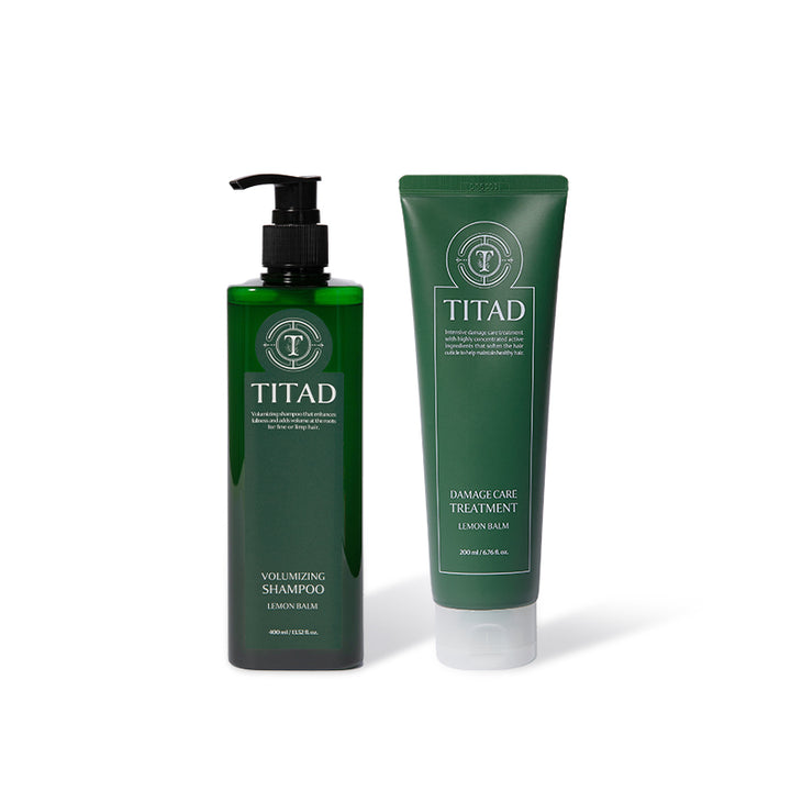 TITAD Lemon Balm Shampoo & Treatment Set