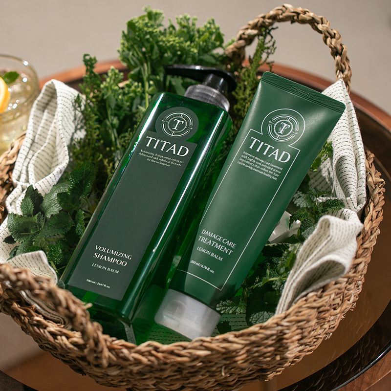 TITAD Lemon Balm Hair Care Duo