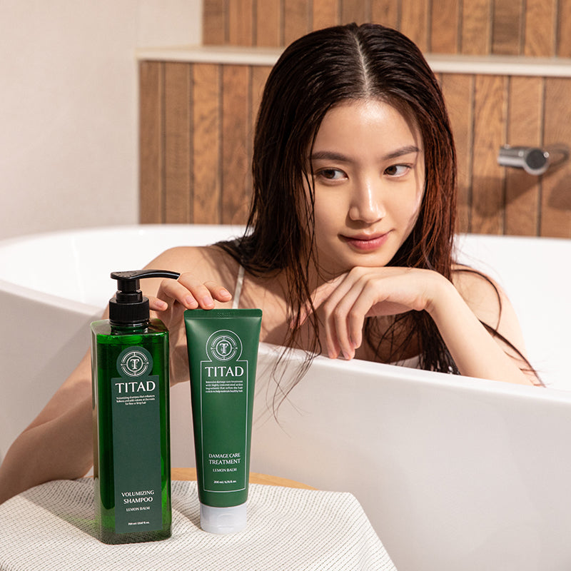 TITAD Lemon Balm Shampoo & Treatment Set