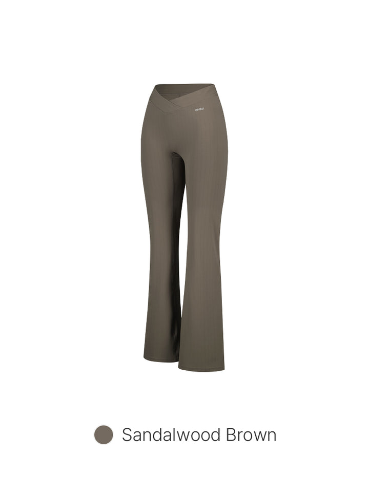 Airywin Pinstripe Flare Leggings (Long)