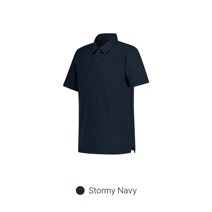 Men's Ice Ventilated Short Sleeve Polo Shirt