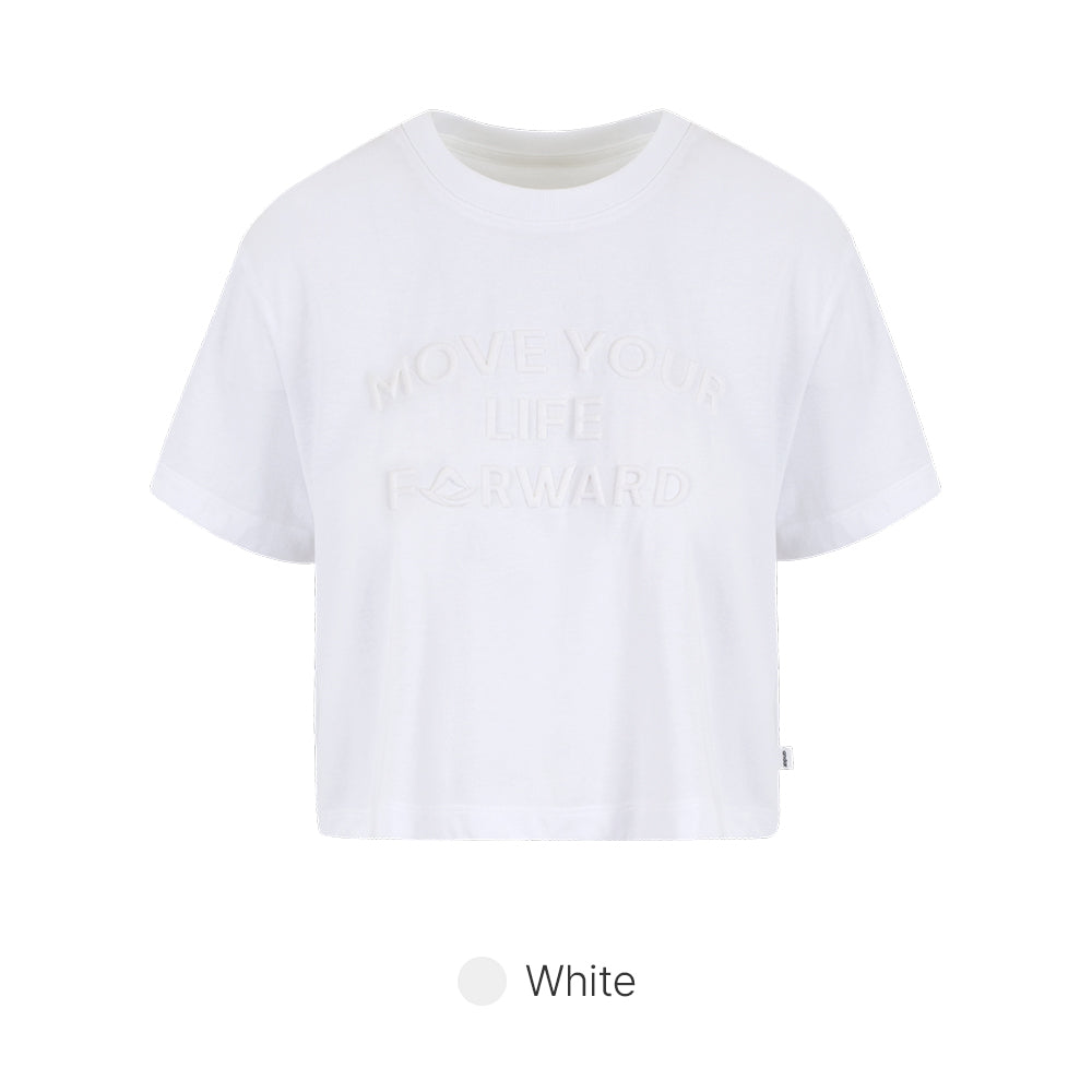 Airessential Move Your Life Forward Cropped Short Sleeve