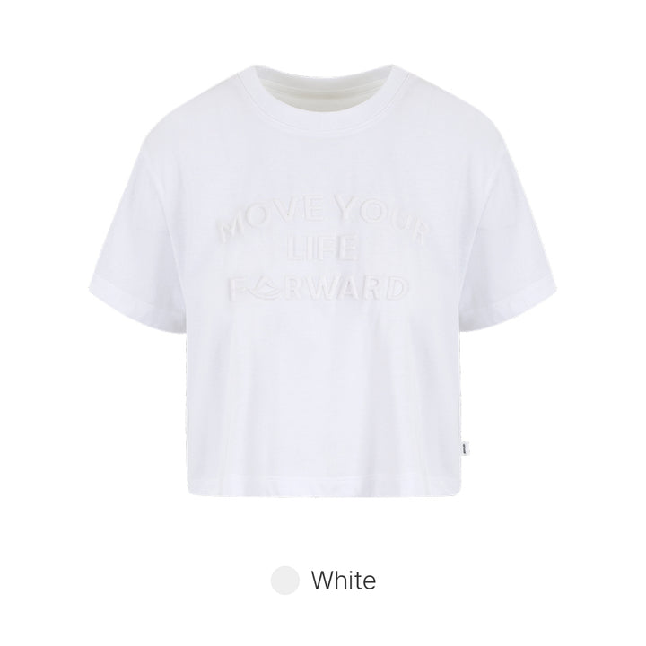 Airessential Move Your Life Forward Cropped Short Sleeve