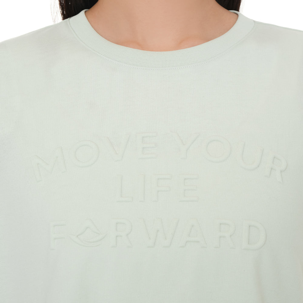 Airessential Move Your Life Forward Cropped Short Sleeve