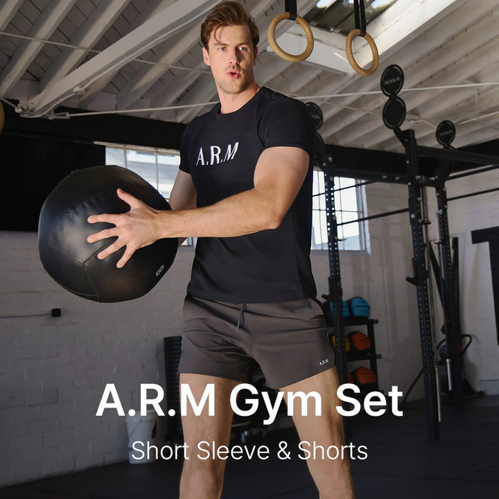 A.R.M Gym Set (Short Sleeve & Shorts)
